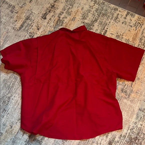 Indiana University Hoosiers Red Short Sleeve Button Down Shirt 2XL Proed… - Picture 7 of 7